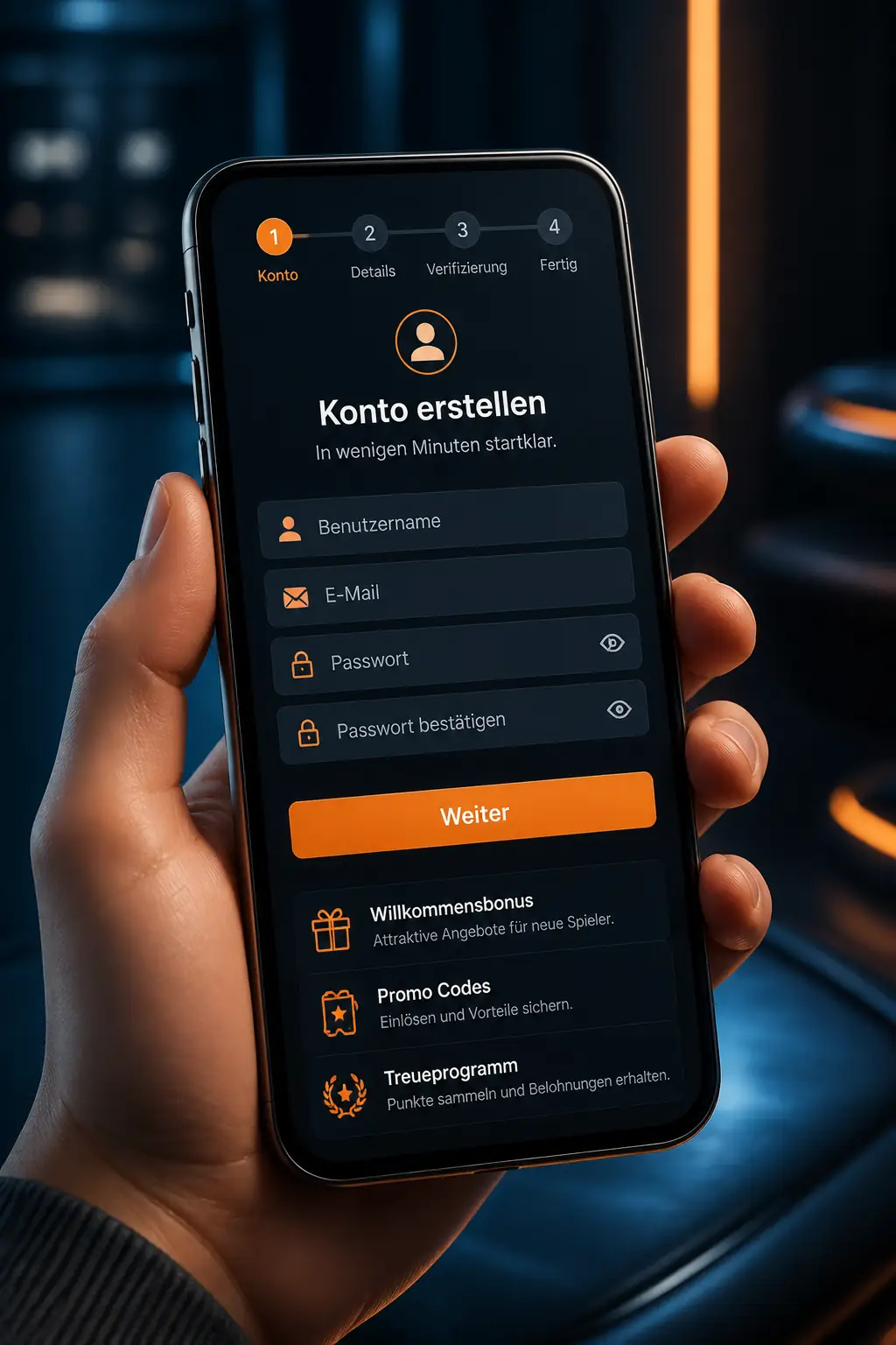 Caesars Palace Casino Anmeldung – Konto erstellen visual guide for Caesars Palace Online Casino
